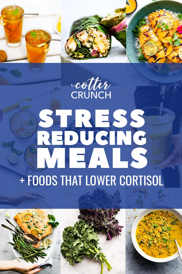 stress reducing meals + foods that lower cortisol