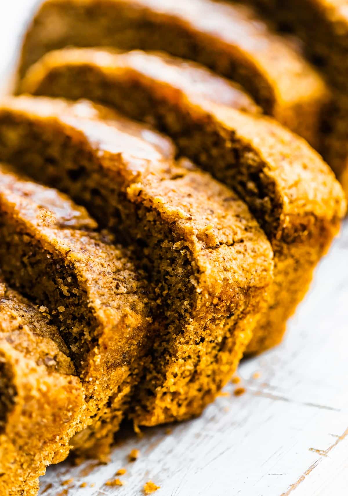 slices of gluten free cinnamon almond flour bread