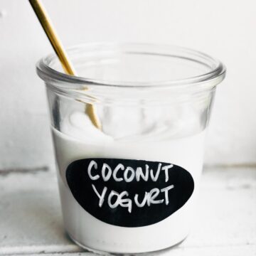 Easy 2-Ingredient Vegan Coconut Yogurt