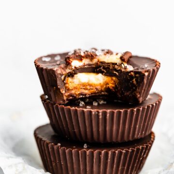 Chocolate Almond Butter Cups with Banana