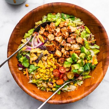 BBQ Tempeh Salad with Quinoa